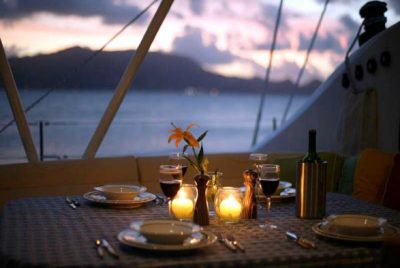 Dinner in the Arabian Sea