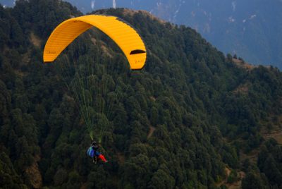 Paragliding in the Clouds