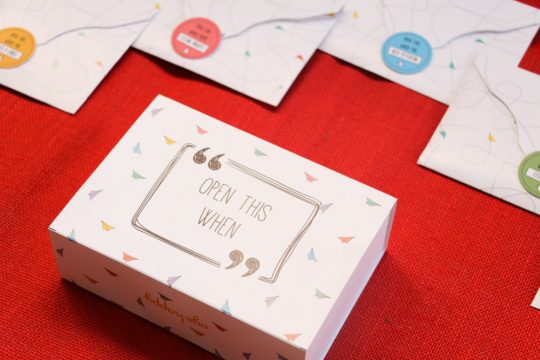 gift a open when letters oye happy open when letter