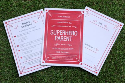 SuperHero Parent Contract