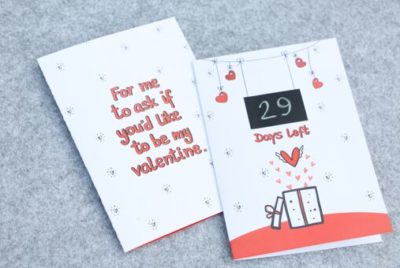 Valentine Countdown Card