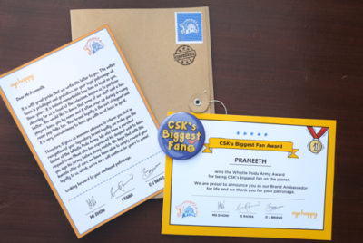 Best CSK Fan Award