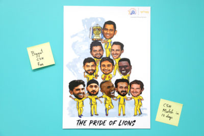 CSK Lions Poster