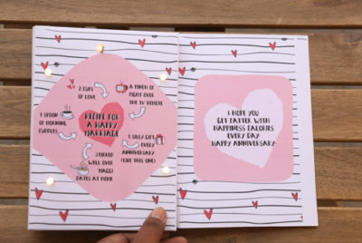 Lit Anniversary Card