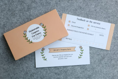 Redeemable Coupons for Mom