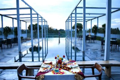 Poolside in Bangalore