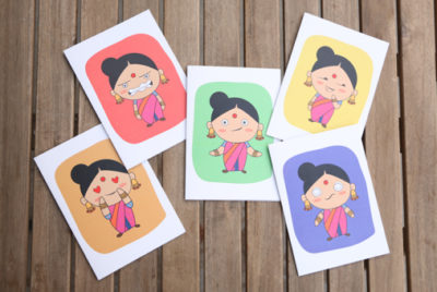 Indian Mom Emoji Cards