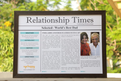 Celebrity Article for Dad