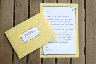 Letter for New Dads