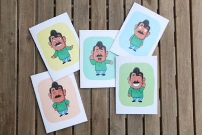 Indian Dad Emoji Cards
