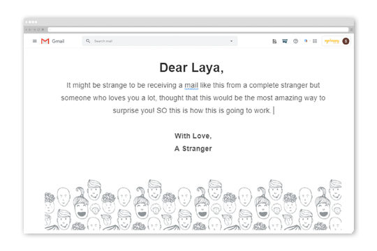 Mails from Strangers - Best Birthday Gifts Online in India